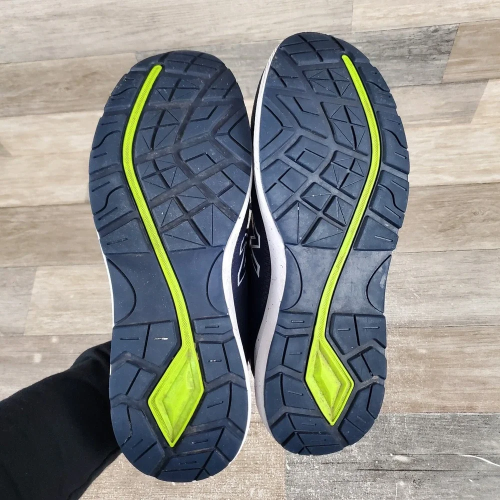 New‎ Balance Logic Mens Work Shoe Sz 8.5 Navy Blue Composite Toe Safety Sneaker